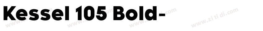 Kessel 105 Bold字体转换